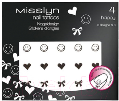 Наклейки для ногтей Misslyn Nail Tattoos 4