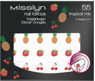 Наклейки для ногтей Misslyn Nail Tattoos 55
