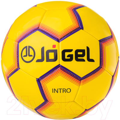 Футбольный мяч Jogel JS-100 Intro (размер 5, желтый)