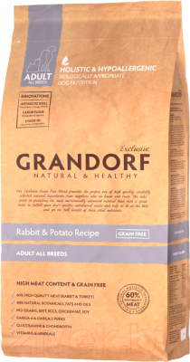 

Корм для собак Grandorf, Adult Rabbit&Potato