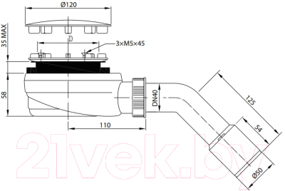 Сифон Radaway R580B