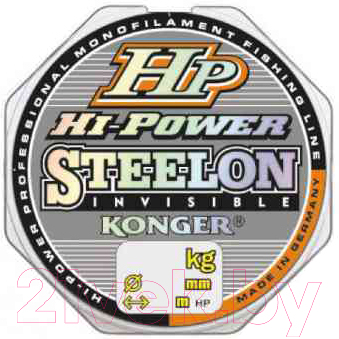 Леска монофильная Konger Steelon Hi Power Invisible 0.18мм 150м / 234150018