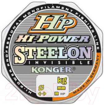 Леска монофильная Konger Steelon Hi Power Invisible 0.20мм 150м / 234150020