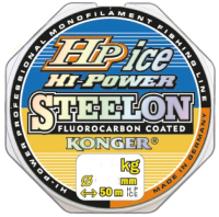 Леска монофильная Konger Steelon Hi Power Fluorocarbon Ice 0.16мм 50м / 241050016 - 