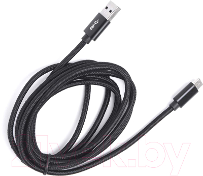 Кабель Atom USB Type-C 3.1 - USB А 3.0 (1.8м, черный)