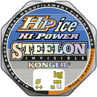 

Леска монофильная Konger, Steelon Hi Power Invisible Ice 0.22мм 50м / 234050022
