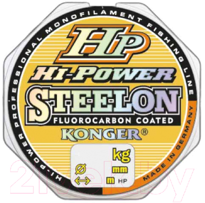 Леска монофильная Konger Steelon Hi Power Fluorocarbon 0.16мм 30м / 241030016