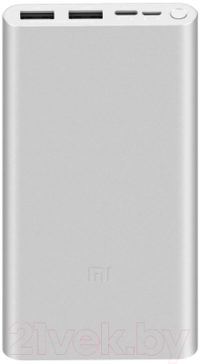Портативное зарядное устройство Xiaomi Mi Power Bank 3 10000mAh / VXN4273GL (серебристый)