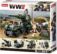 

Конструктор Sluban, Броневик с фигурками / M38-B0679