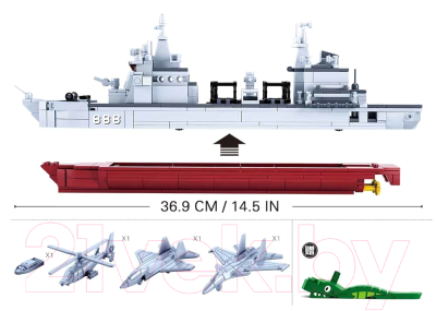 Конструктор Sluban Корабль / M38-B0701 (497эл)