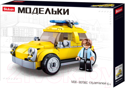 Конструктор Sluban Машинка с фигуркой / M38-B0706C (176эл)