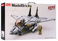 

Конструктор Sluban, Самолет с фигуркой / M38-B0755
