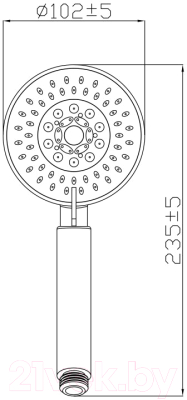 Лейка ручного душа Gross Aqua Moderna GA4051