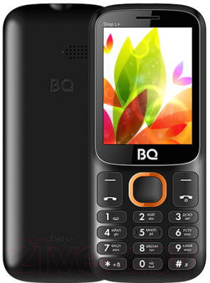Мобильный телефон BQ Step L+ BQ-2440 (черный/оранжевый)