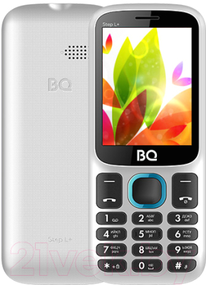 Мобильный телефон BQ Step L+ BQ-2440 (белый/голубой)