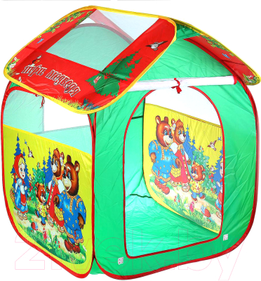 Детская игровая палатка Играем вместе Три медведя / GFA-3BEAR-R