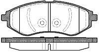 

Тормозные колодки Remsa, 098600