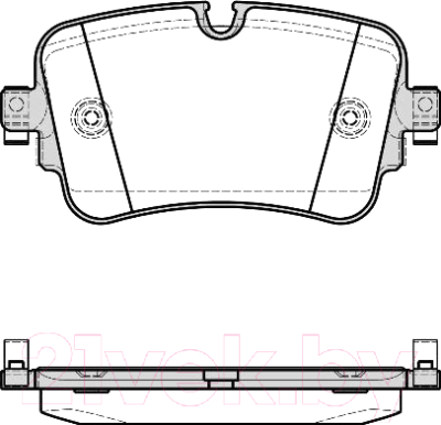 

Тормозные колодки Remsa, 166808
