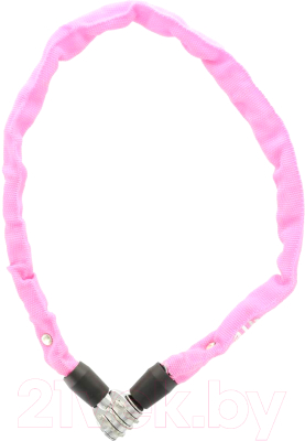 Велозамок Kryptonite Cables Keeper 465 Combo Chain (розовый)