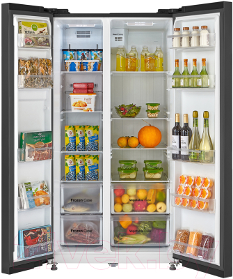 Холодильник с морозильником Daewoo RSM600HG-L