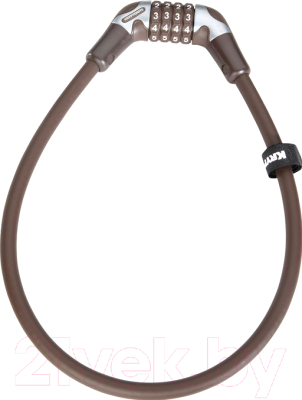 Велозамок Kryptonite Cables KryptoFlex 1265 Combo Cable (коричневый)