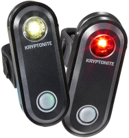 Набор фонарей для велосипеда Kryptonite Avenue F-65 + R-30 - 