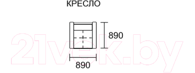 Кресло мягкое Frendom Otto (Happy 938)