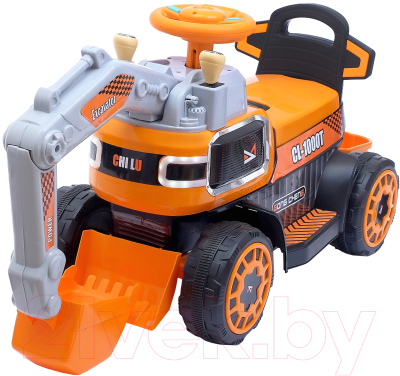 Детский автомобиль Sima-Land Экскаватор / 4363493 (оранжевый)
