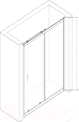 Изображение товара Душевая дверь RGW CL-14 B / 32091410-14