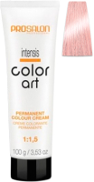 Крем-краска для волос Prosalon Professional Color art Permanent colour cream 1000/62 (100мл, специальный клубничный блонд) - 