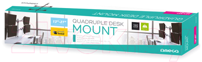 Кронштейн для монитора Omega Quadruple Desk Mount / OUPC048F