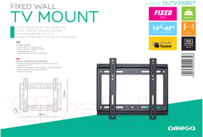 Кронштейн для телевизора Omega OUTV200B27