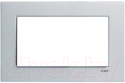 Рамка для выключателя Viko Novella 93190609 (серебристый)