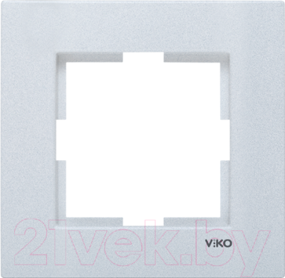 Рамка для выключателя Viko Novella 92190601 (серебристый)