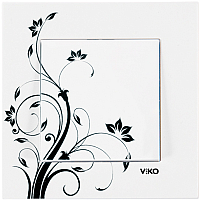 Выключатель Viko Karre Style Цветок / 90960912 - 