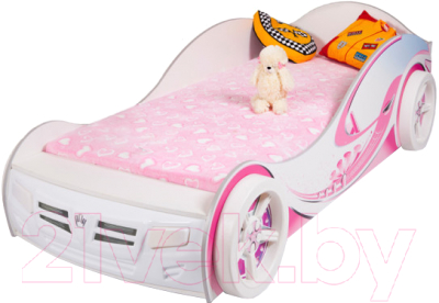 Стилизованная кровать детская ABC-King Princess 90x190 / PR-1000-190 (белый)