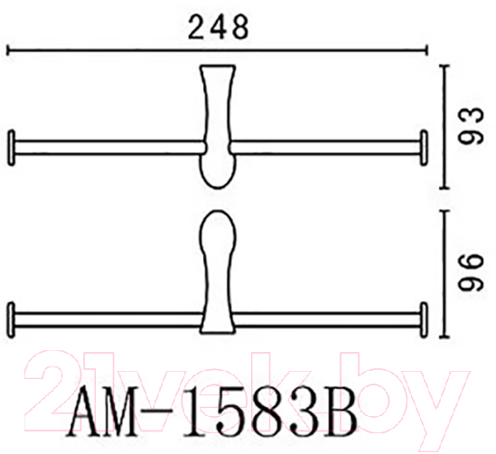 Держатель для туалетной бумаги Art&Max Elegant AM-E-1583B