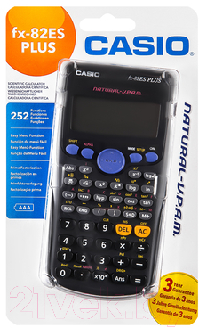 Калькулятор Casio FX-82ESPLUS-2-SETD (черный)