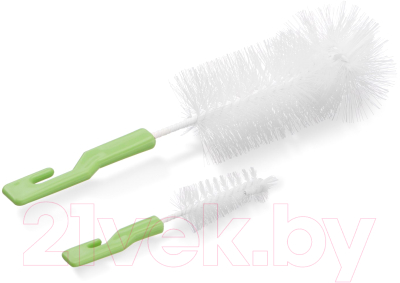 Набор ершиков для бутылочки Happy Baby Bottle Nipple Brush / 11001 (Grass)