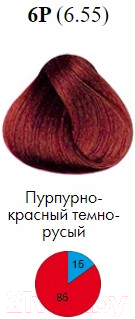 Крем-краска для волос Itely Aquarely 6P/6.55