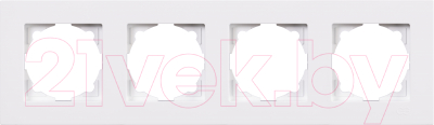 Рамка для выключателя Gunsan Eqona 01401100-000145 (белый)