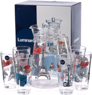 

Набор для напитков Luminarc, Love Paris P9813