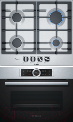 

Комплект встраиваемой техники Bosch, CBG633NS3 + PCP6A5B90R
