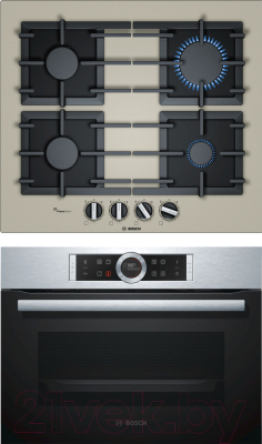 

Комплект встраиваемой техники Bosch, CBG633NS3 + PPP6A8B91R