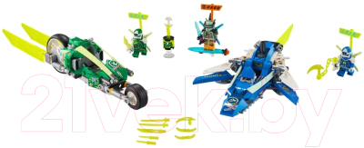 Конструктор Lego Ninjago Скоростные машины Джея и Ллойда 71709