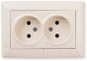 Розетка Gunsan Visage 01 28 12 00 100 149 (кремовый) -