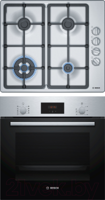 

Комплект встраиваемой техники Bosch, HBF114BS0R + PBH6C5B90R
