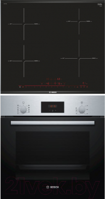 

Комплект встраиваемой техники Bosch, HBF114BS0R + PIE675DC1E