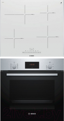 

Комплект встраиваемой техники Bosch, HBF114BS0R + PIF672FB1E