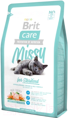 Сухой корм для кошек Brit Care Cat Missy for Sterilised / 132625 (2кг)